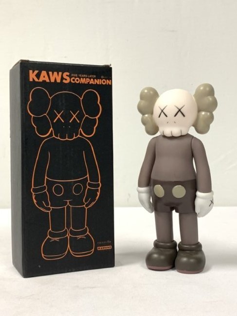 KAWS COMPANION 8" VINYL SCULPTURE / TOY  BROWN TAN (1 of 13)