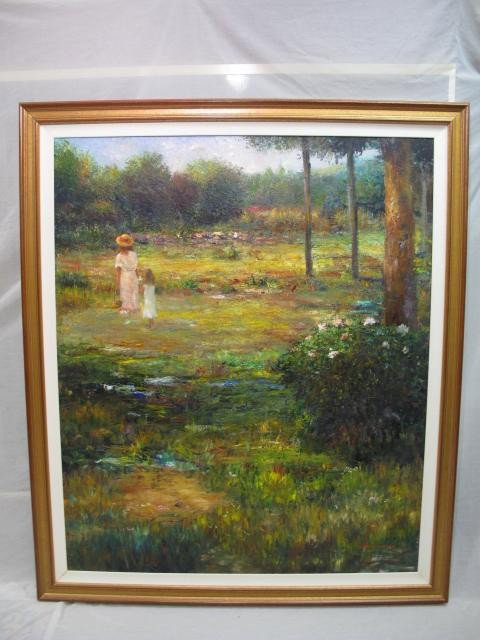 TROY ACKER OIL PAINTING: SUNLIT MEADOW