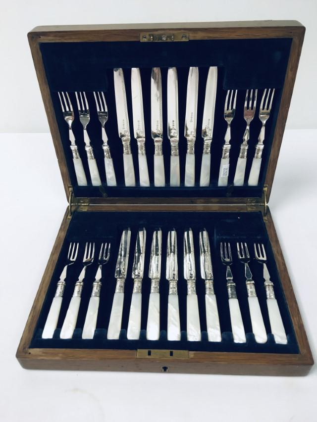 24 PC SCOTT & RANDLE ENGLISH DESSERT SET, 1922-'31 (1 of 20)