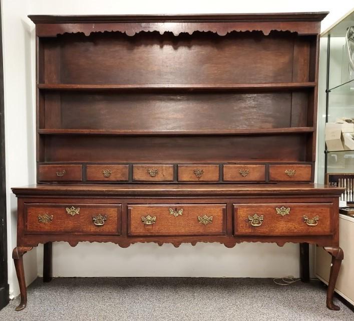 ANTIQUE 19TH C WALNUT WELSH CUPBOARD (1 of 20)