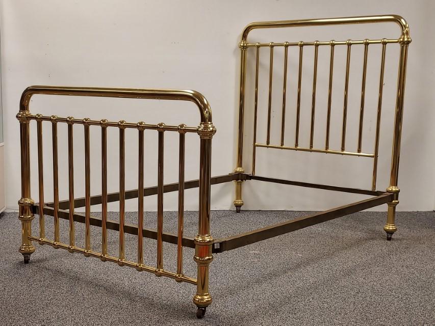 Brass full size bed frame online