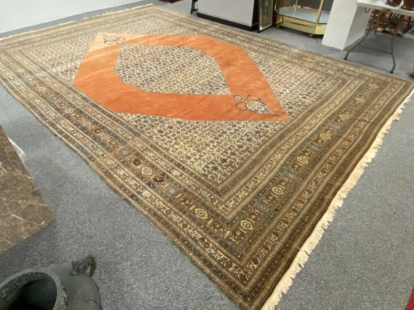 PALACE SIZE SEMI ANTIQUE TURKISH CARPET 11' X 17' (1 of 15)