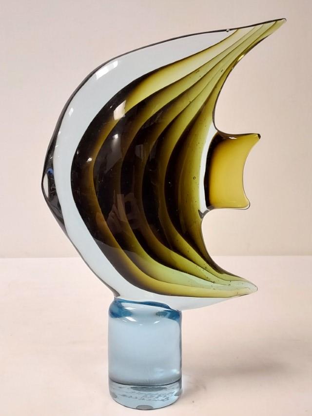 GINO CENEDESE SOMMERSO MURANO ART GLASS FISH SCULPTURE (1 of 8)