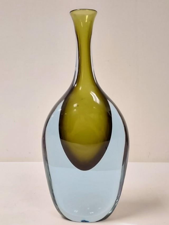 CENEDESE MURANO ART GLASS 14.75" BOTTLE VASE (1 of 9)