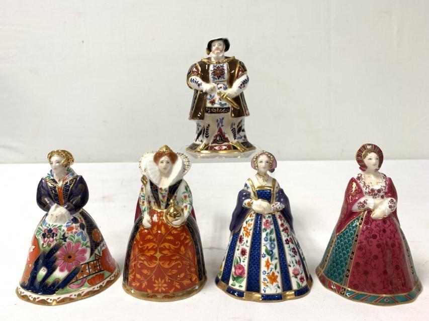 5 ROYAL WORCESTER FIGURAL CANDLE SNUFFERS (1 of 20)