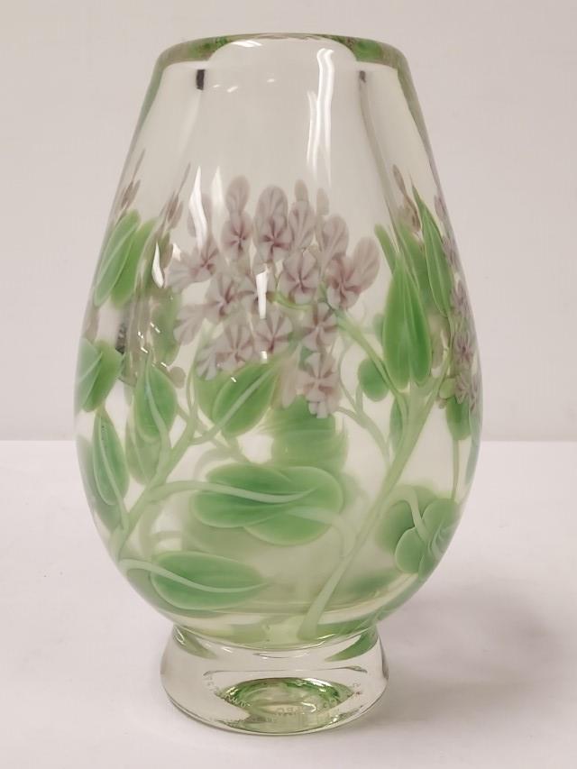 BRUCE SILLARS FOR ORIENT & FLUME: ART GLASS VASE (1 of 9)