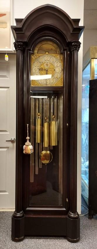 GOTHIC STYLE GRANDFATHER CLOCK W/ CHIME MOVEMENT (1 of 17)