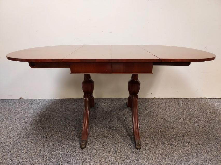 VINTAGE DUNCAN PHYFE STYLE DROP LEAF DINING TABLE (1 of 13)
