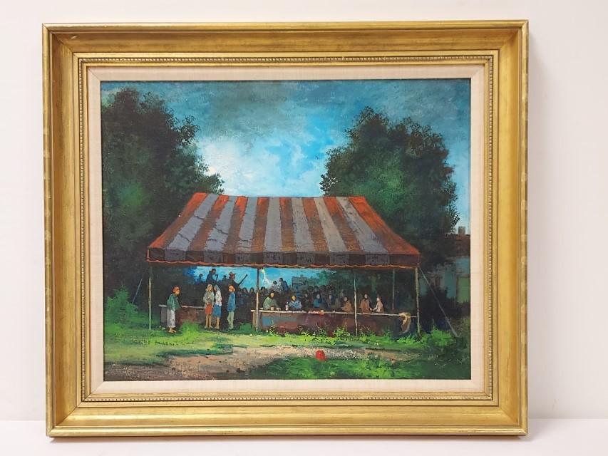 ELLIOT ORR (AMERICAN, B. 1904), OIL ON MASONITE (1 of 5)