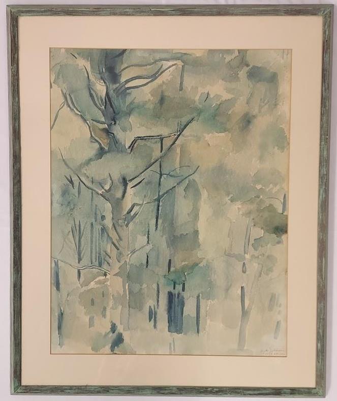 HYDE SOLOMON WATERCOLOR PAINTING ON PAPER (1 of 6)