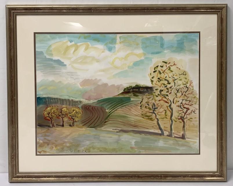 THOMAS VIETH (AMERICAN, B. 1957), WATERCOLOR (1 of 8)