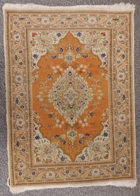PERSIAN HAND KNOTTED WOOL RUG 3'3" X 4'6" (1 of 10)