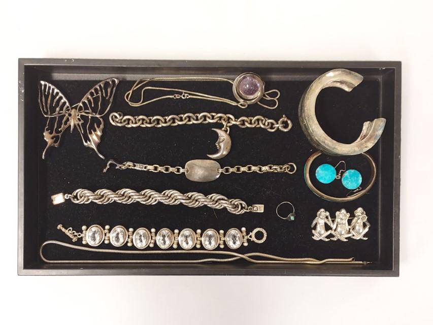 STERLING & OTHER DESIGNER JEWELRY: GIVENCHY ETC. (1 of 6)