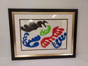 VINTAGE SILKSCREEN AFTER MATISSE LAGOON "LE LAGON"