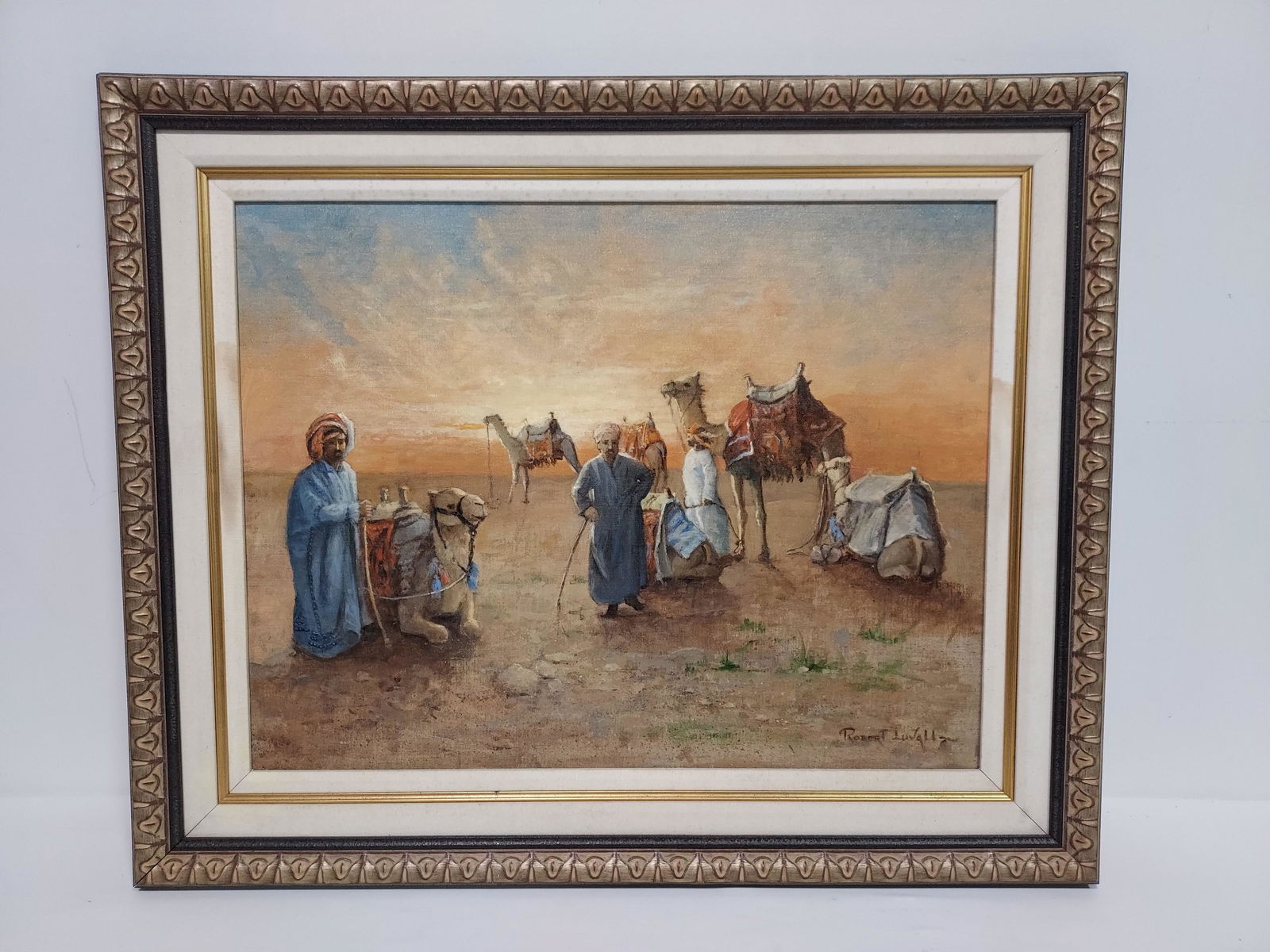 ROBERT LUVALL ACRYLIC ON CANVAS BOARD PAINTING (1 of 15)