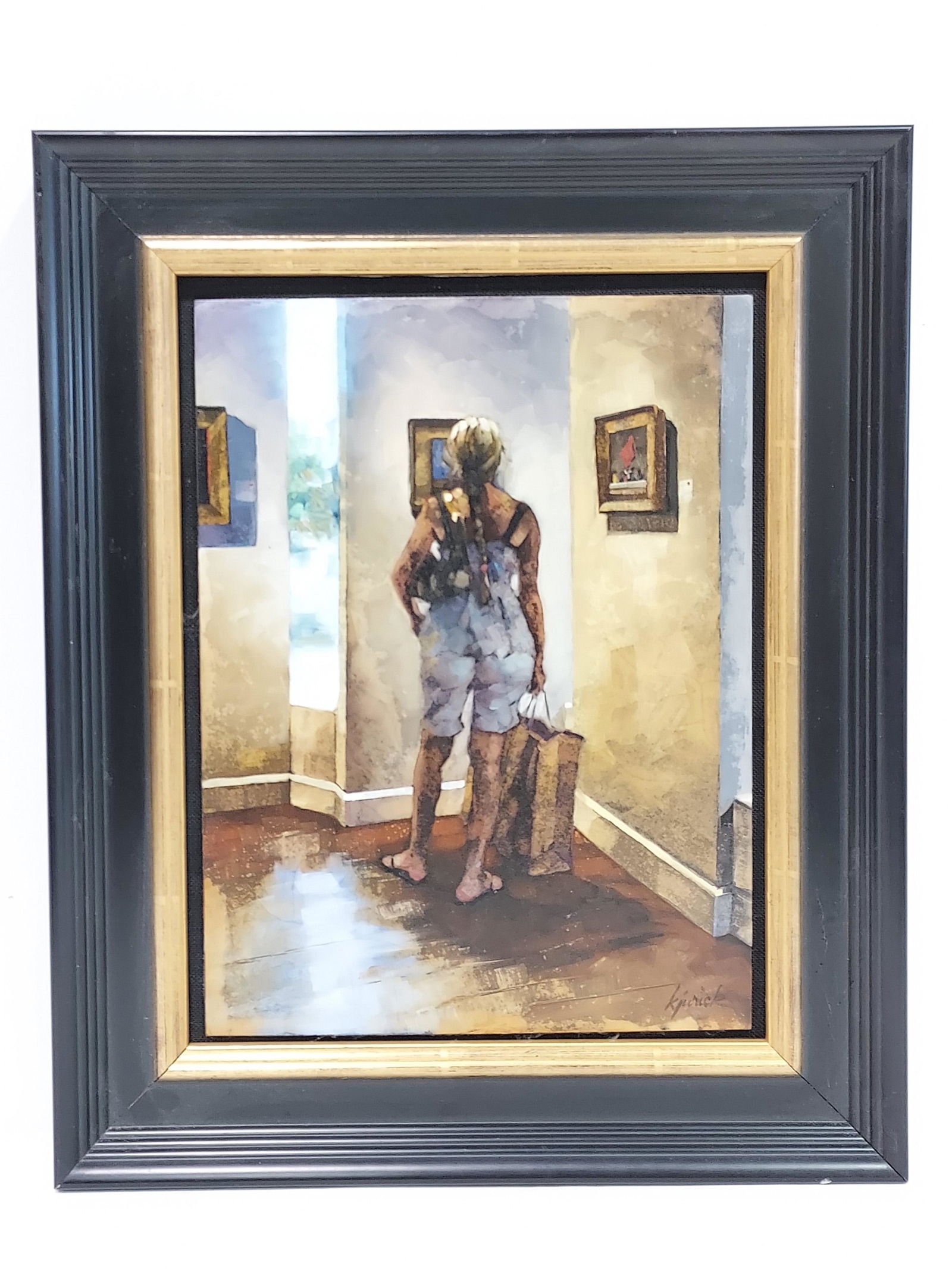 KARIN JURICK OIL ON MASONITE 'JUDGEMENT DAY' (1 of 9)