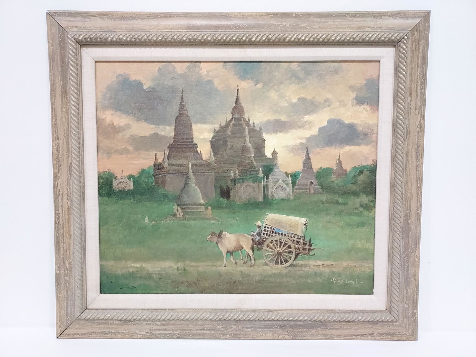 ROBERT LUVALL ACRYLIC ON CANVAS BOARD PAINTING (1 of 8)