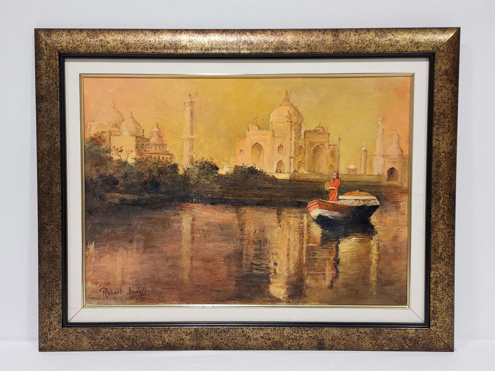 ROBERT LUVALL ACRYLIC ON CANVAS BOARD PAINTING (1 of 7)