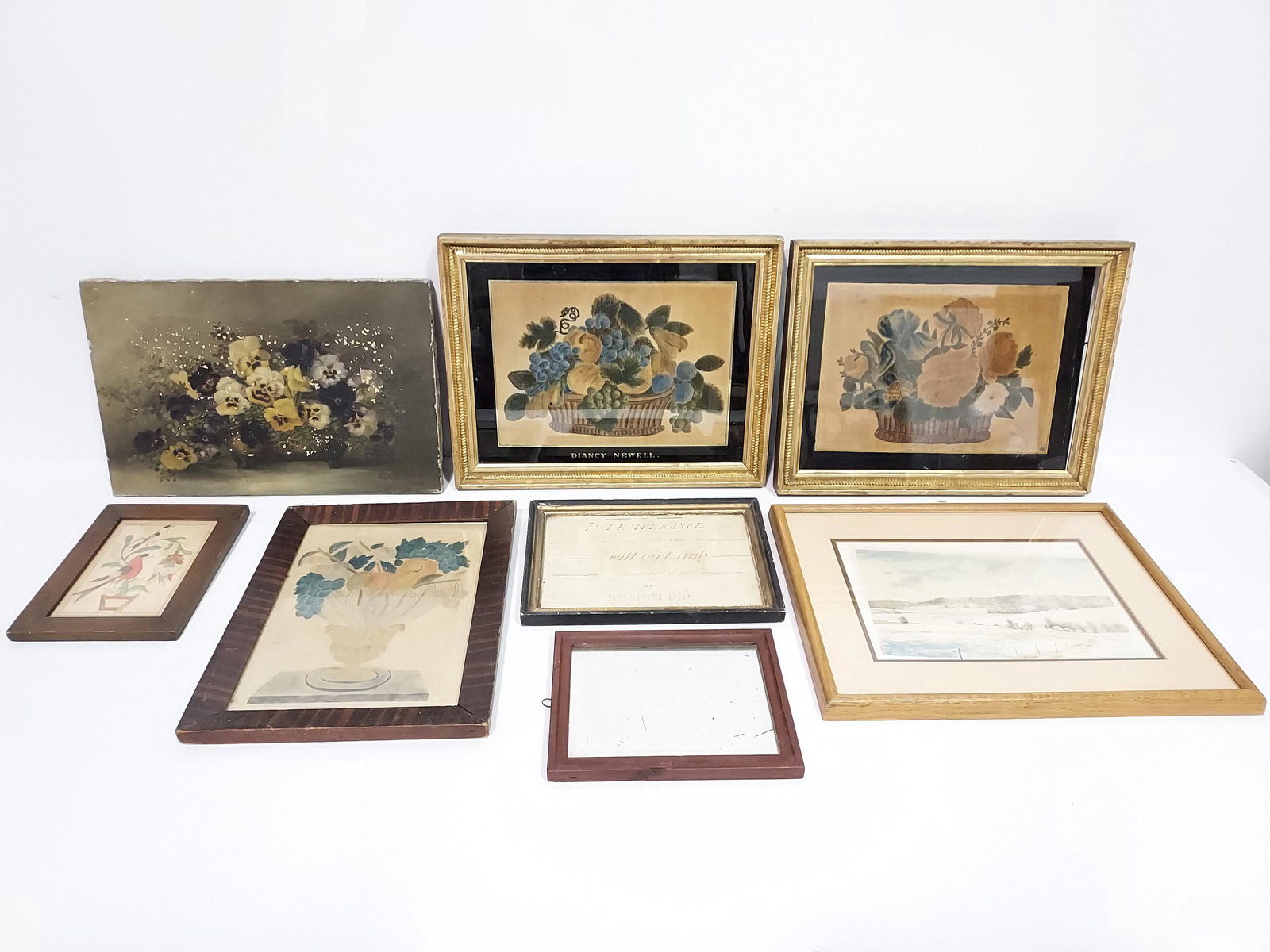 PRIMITIVE ARTWORK: THEOREMS, OIL ON CANVAS, ETC 8P (1 of 14)