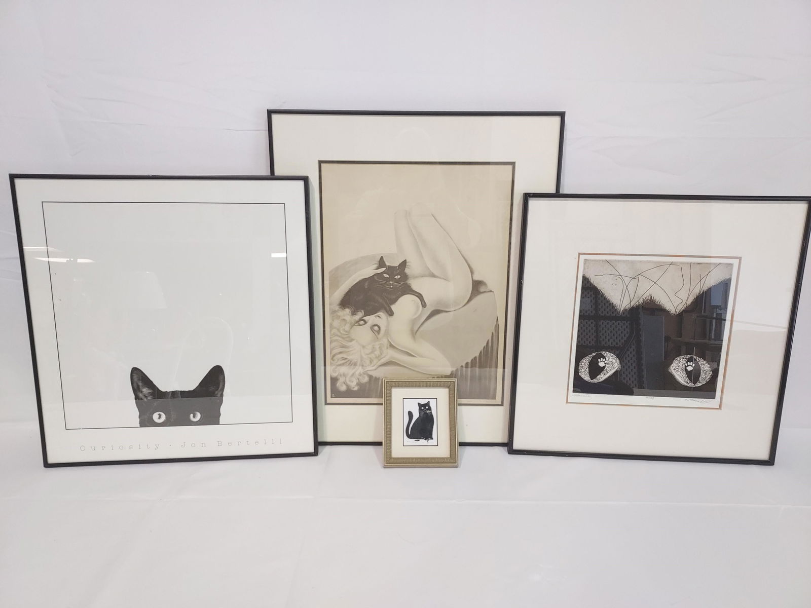 FOUR CAT THEMED PRINTS: MAXWELL, ETC. (1 of 13)