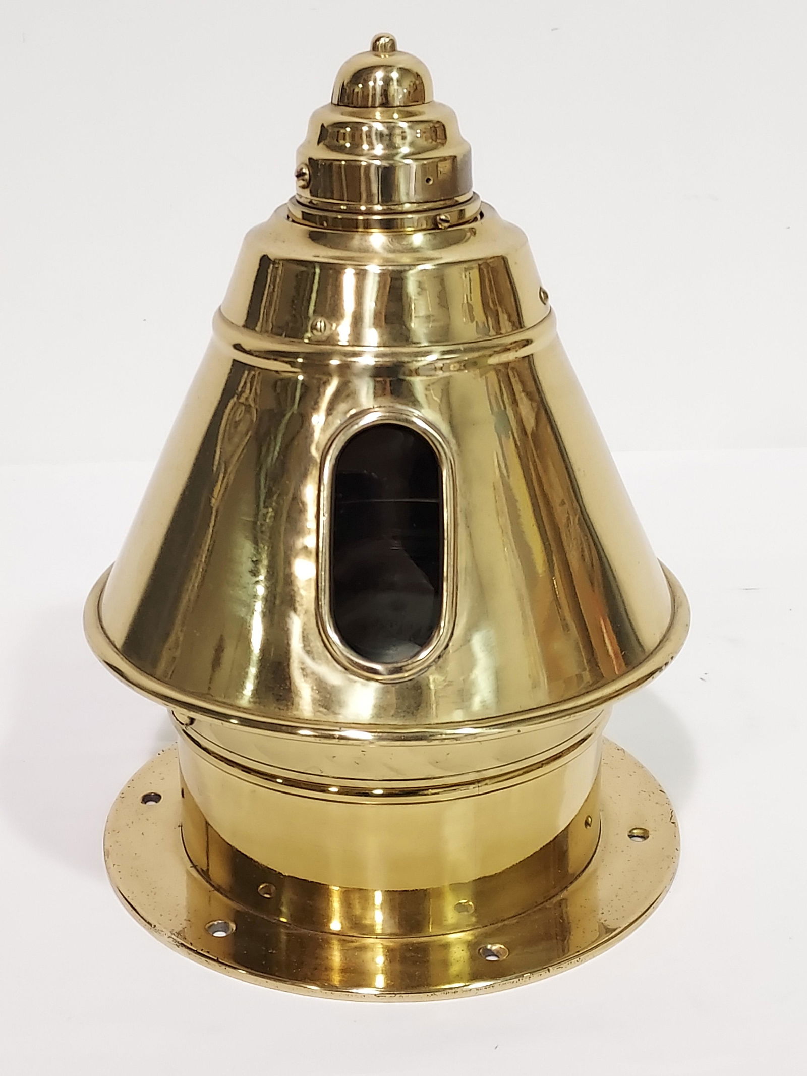 ANTIQUE BRASS JOHN E. HAND & SONS SHIP'S BINNACLE (1 of 13)