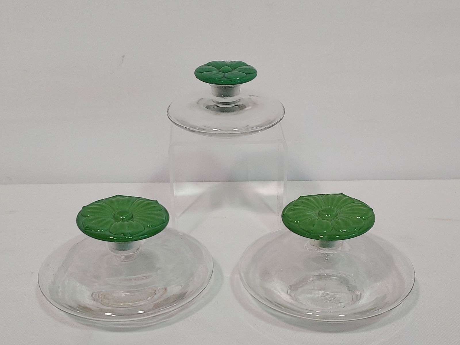 THREE 1920'S RAFFY VOICI FRENCH PERFUM BOTLES (1 of 11)