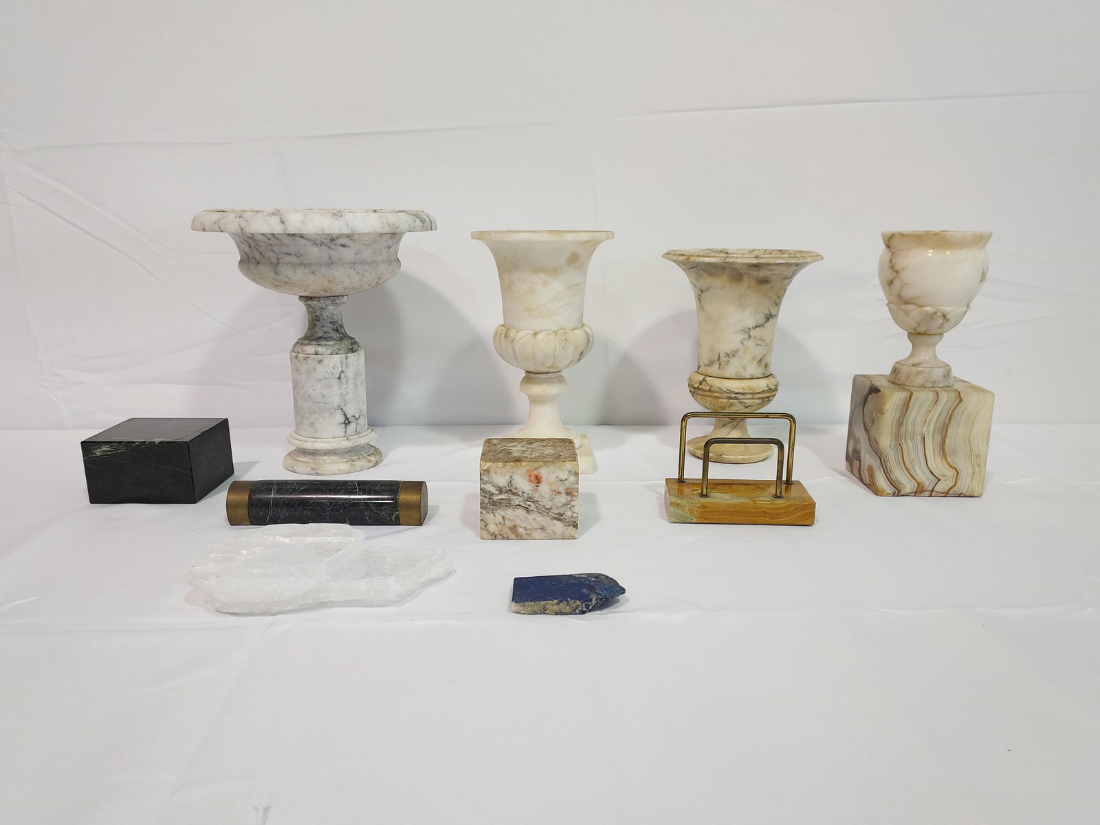 ASSORTED ANTIQUE MARBLE & STONE DECORATIVES (1 of 12)