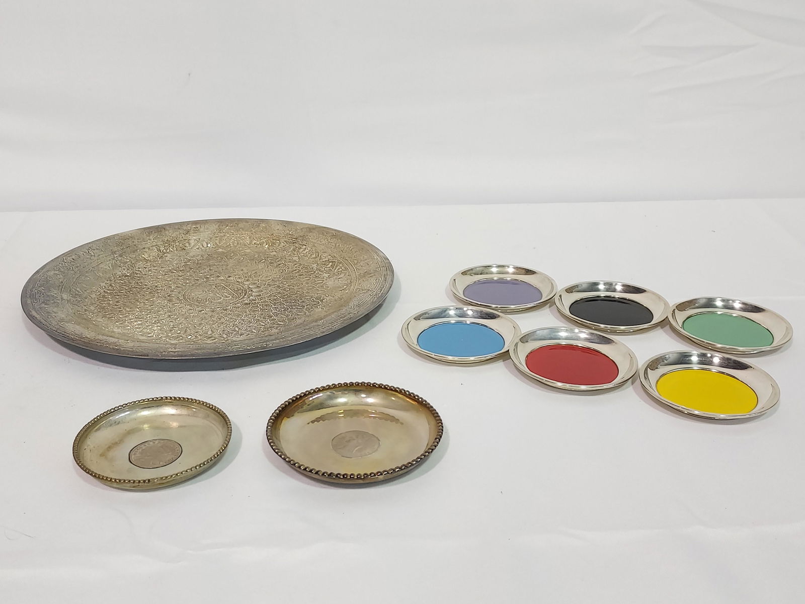 EGYPTIAN, INDIA , & US STERLING SILVER TABLEWARES (1 of 18)