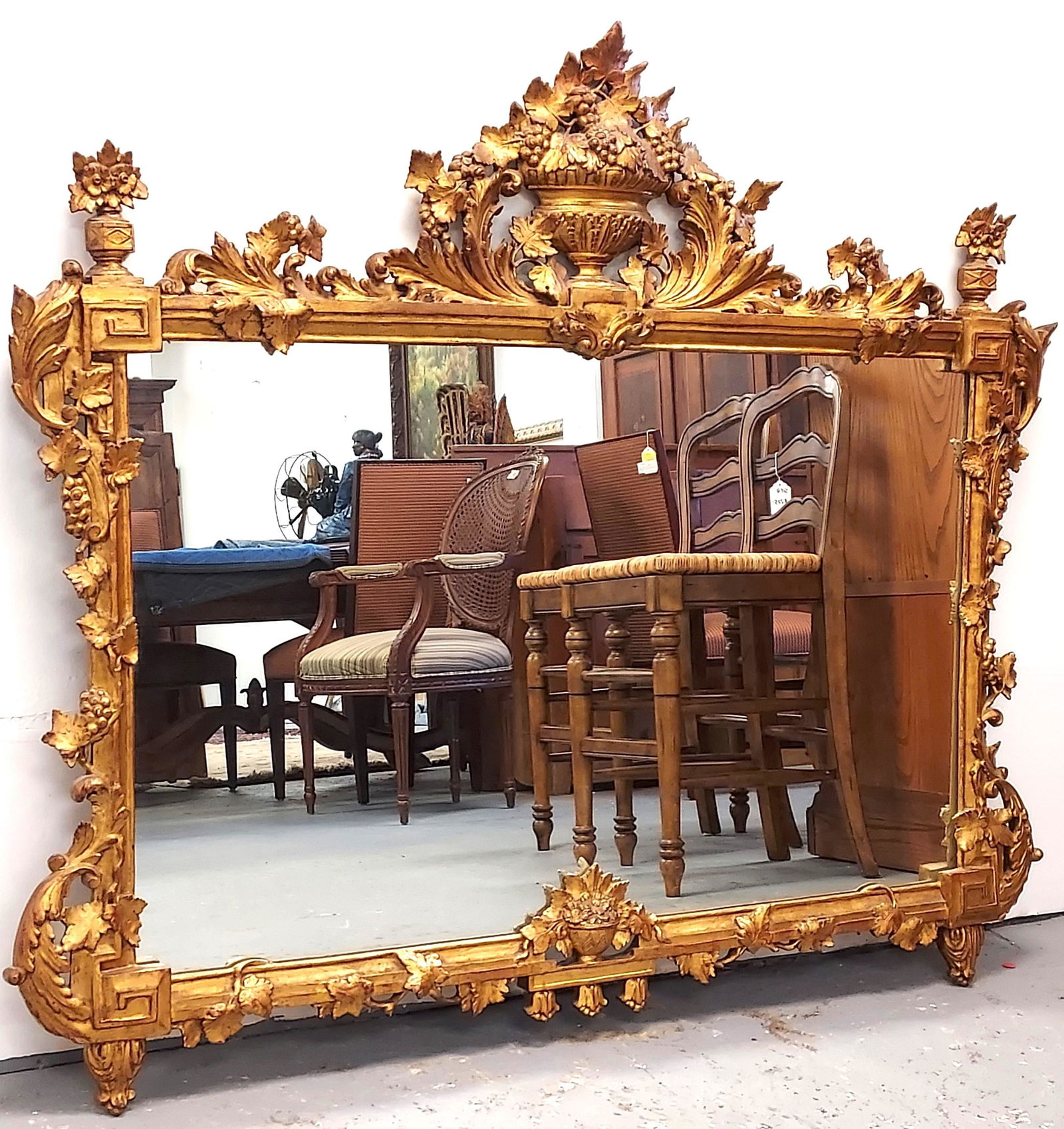 ANTIQUE ITALIAN LOUIS XVI NEOCLASSICAL STYLE MIRRO (1 of 17)