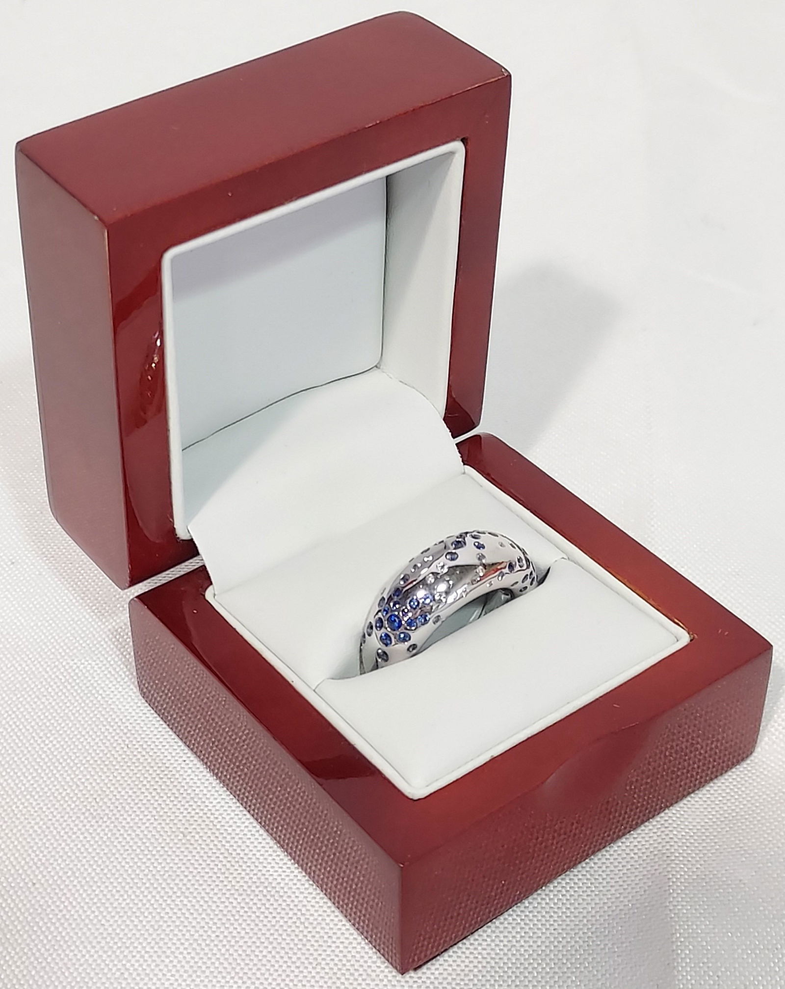 CHAUMET ANNEAU 18K FIREWORKS COLLECTION RING SZ 7 (1 of 9)