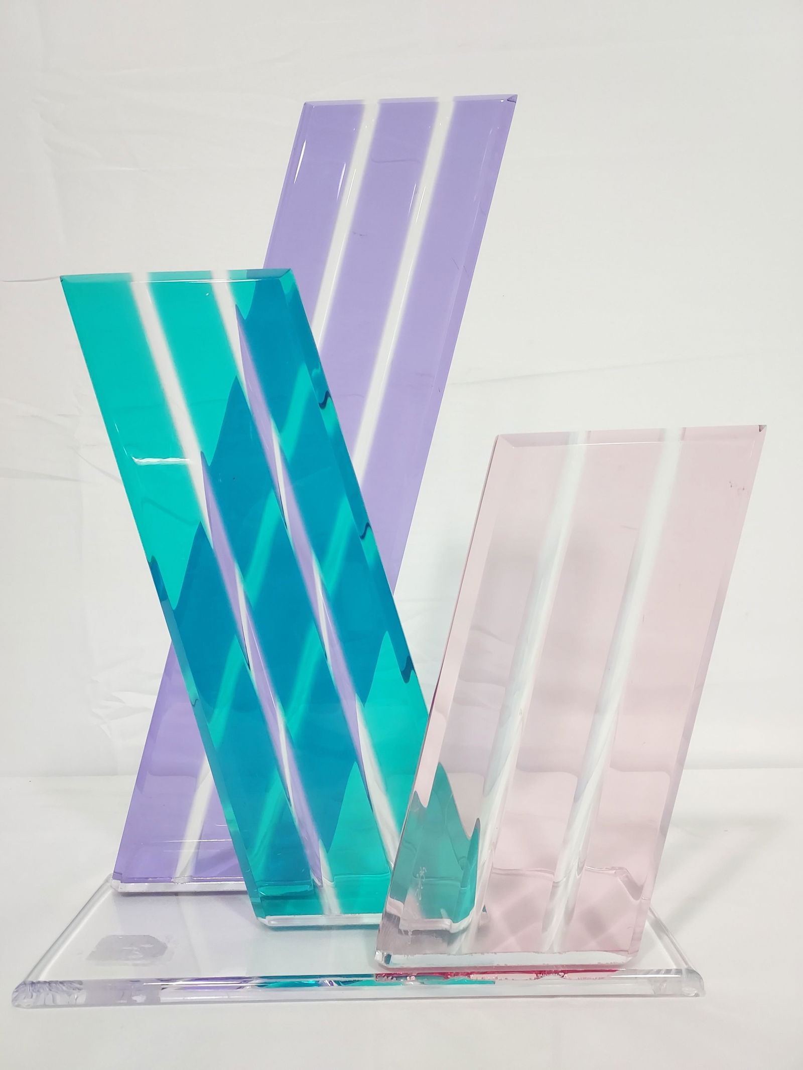 SHLOMI HAZIZA MODERN LUCITE ACRYLIC SCULPTURE (1 of 9)