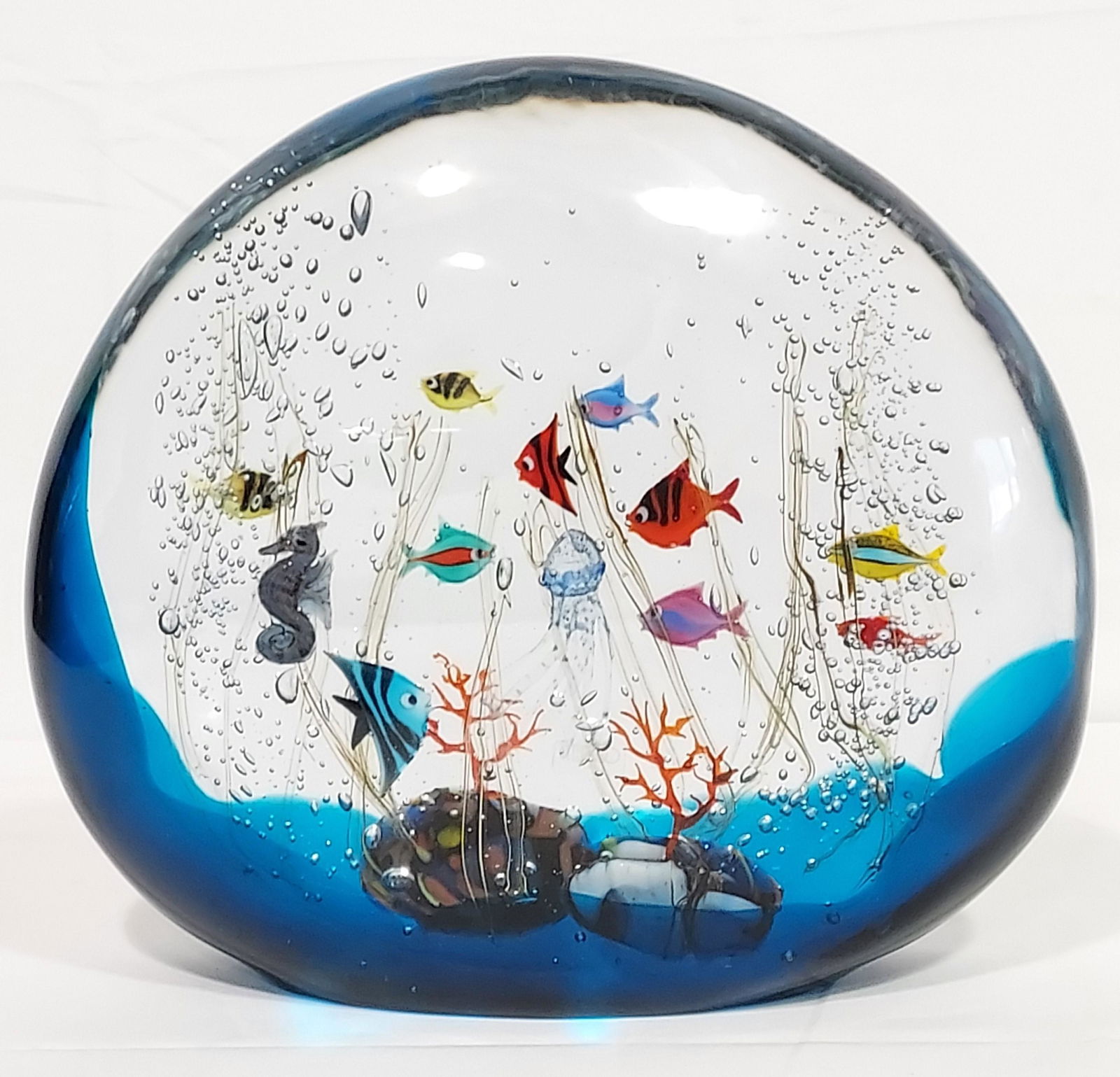 ELIO RAFFAELI OGGETTI ART GLASS AQUARIUM SCULPTURE (1 of 13)