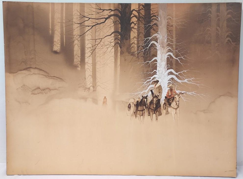 MICHAEL ATKINSON WATERCOLOR / GOUACHE PAINTING (1 of 6)