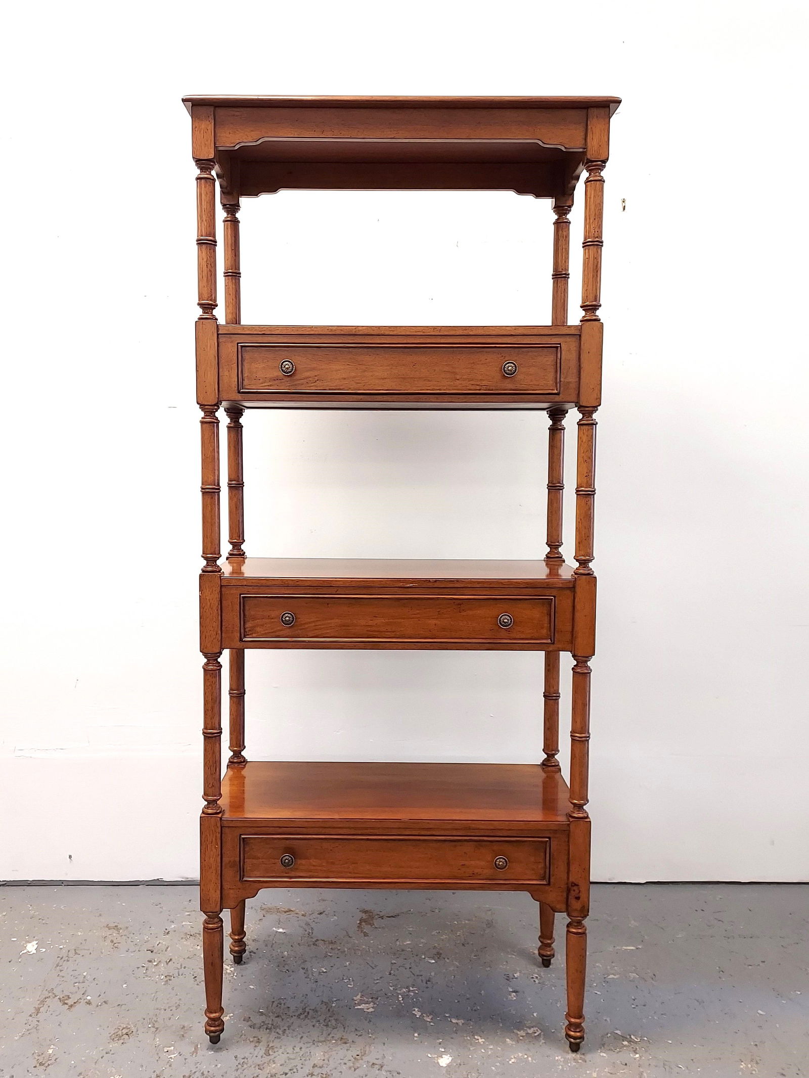 PIERRE DEUX CHERRYWOOD ETAGERE WITH DRAWERS (1 of 18)