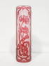 VAL ST. LAMBERT CRANBERRY CAMEO GLASS VASE