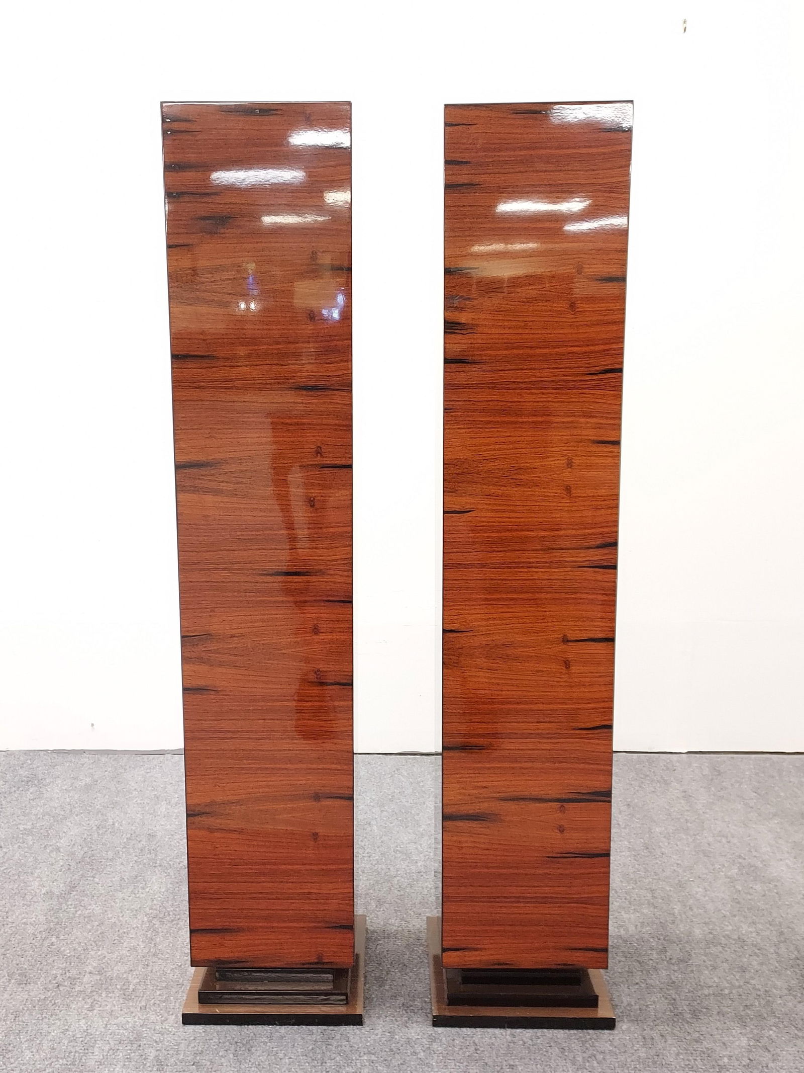 PAIR CONTEMPORARY WOODEN PEDESTAL STANDS (1 of 19)