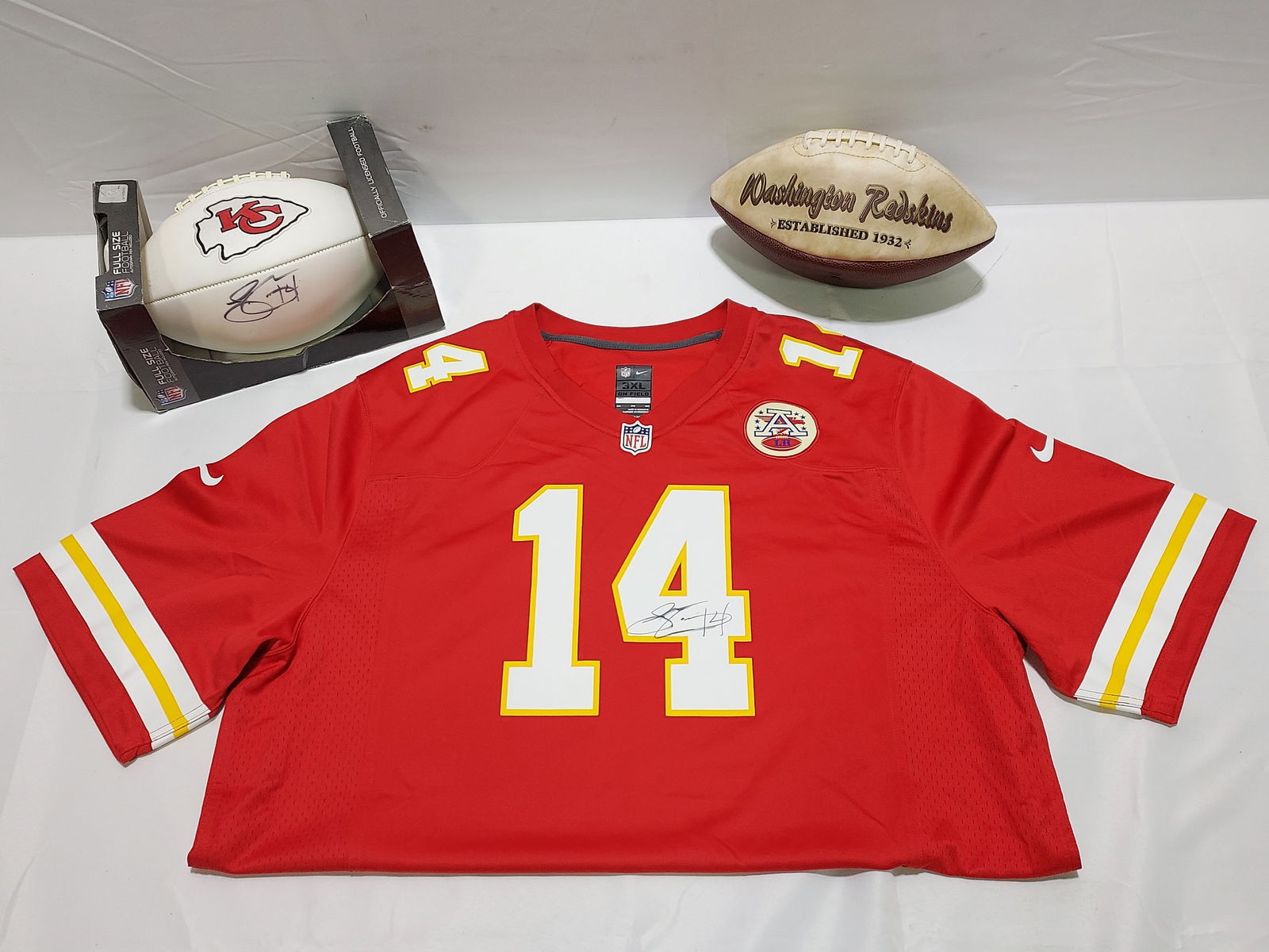 FOOTBALL MEMORABILIA REDSKINS CHIEFS WATKINS (1 of 15)