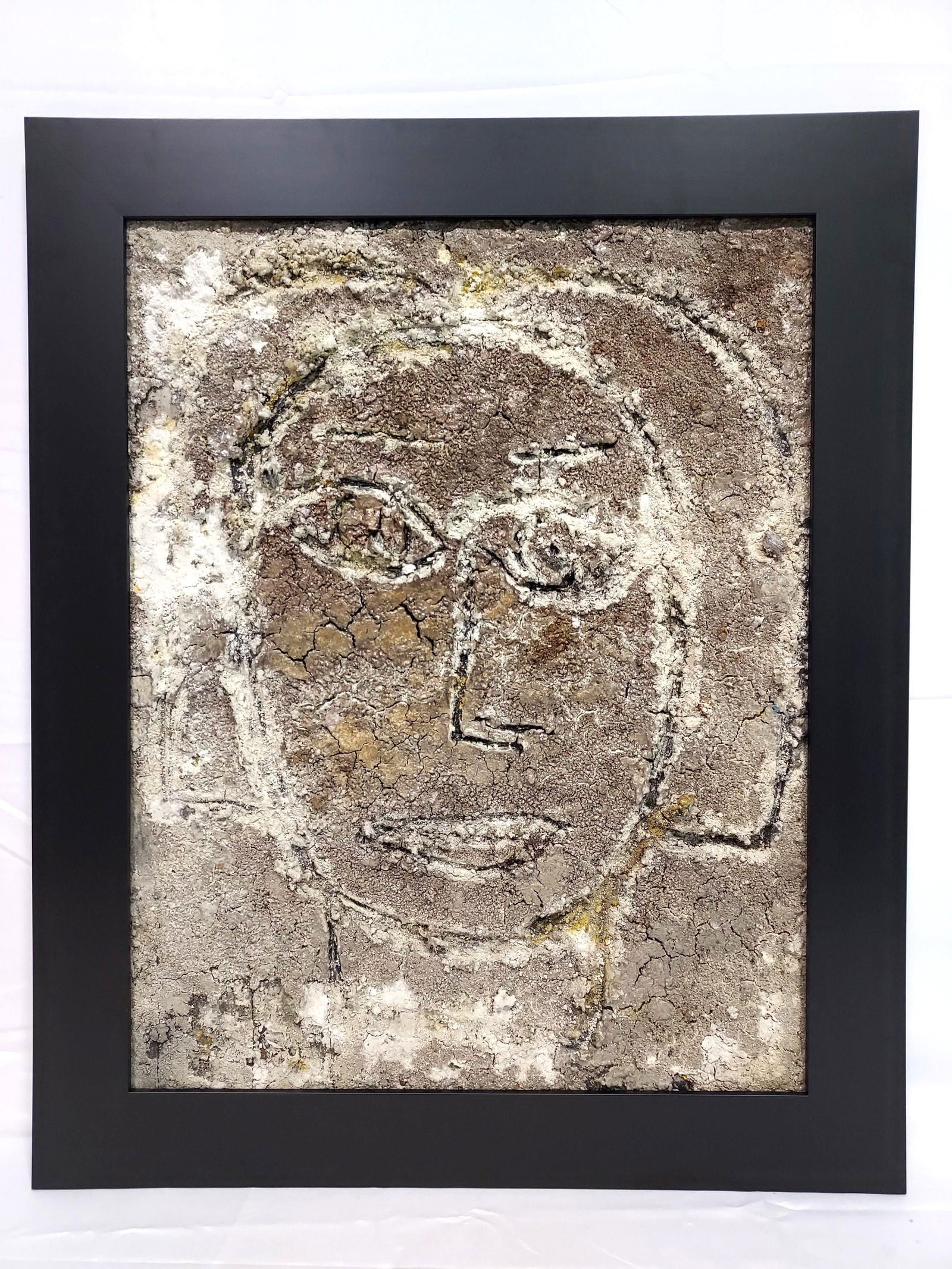 NGUYEN TUAN MIXED MEDIA SAND ART WALL ART: FACE (1 of 8)