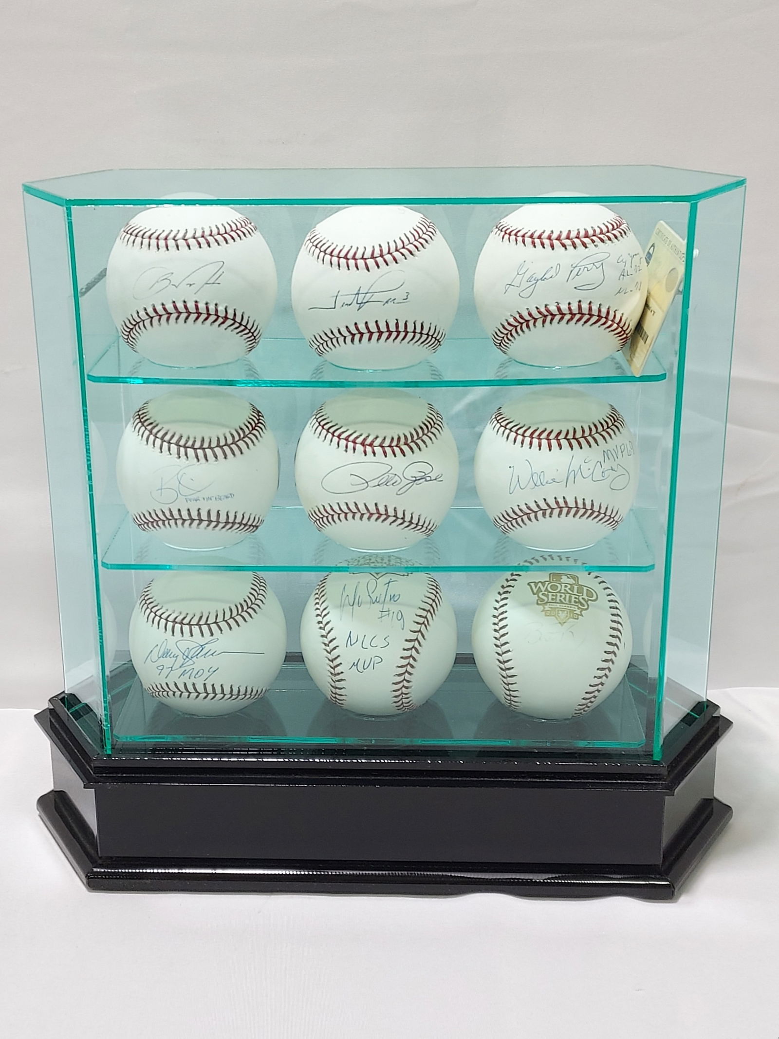 NINE SAN FRANCISCO GIANTS MLB AUTOGRAPHED BASEBALL (1 of 12)