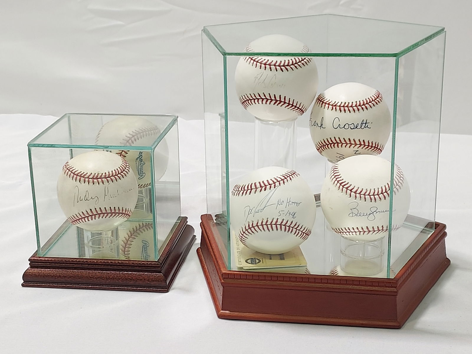 FIVE NEW YORK YANKEES MLB AUTOGRAPHED BASEBALLS (1 of 11)