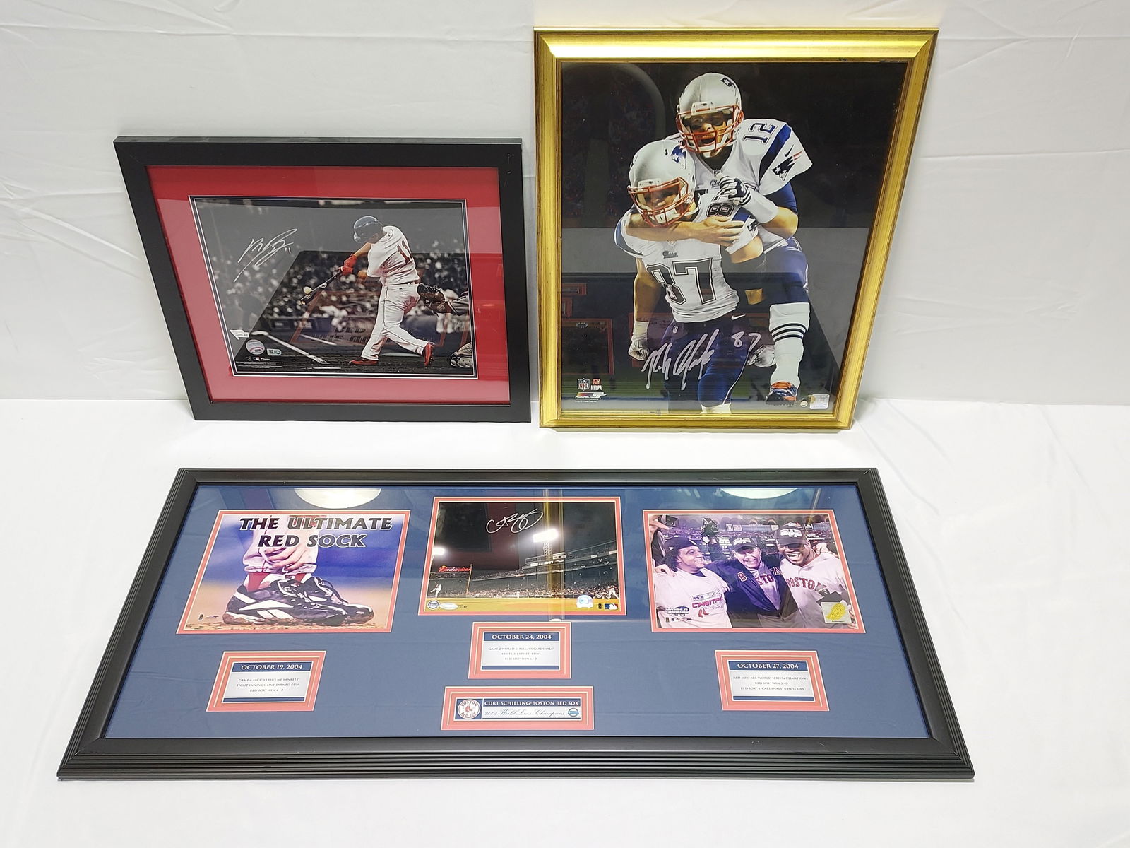 BOSTON RED SOX / PATRIOTS SIGNED MEMORABILIA (1 of 16)
