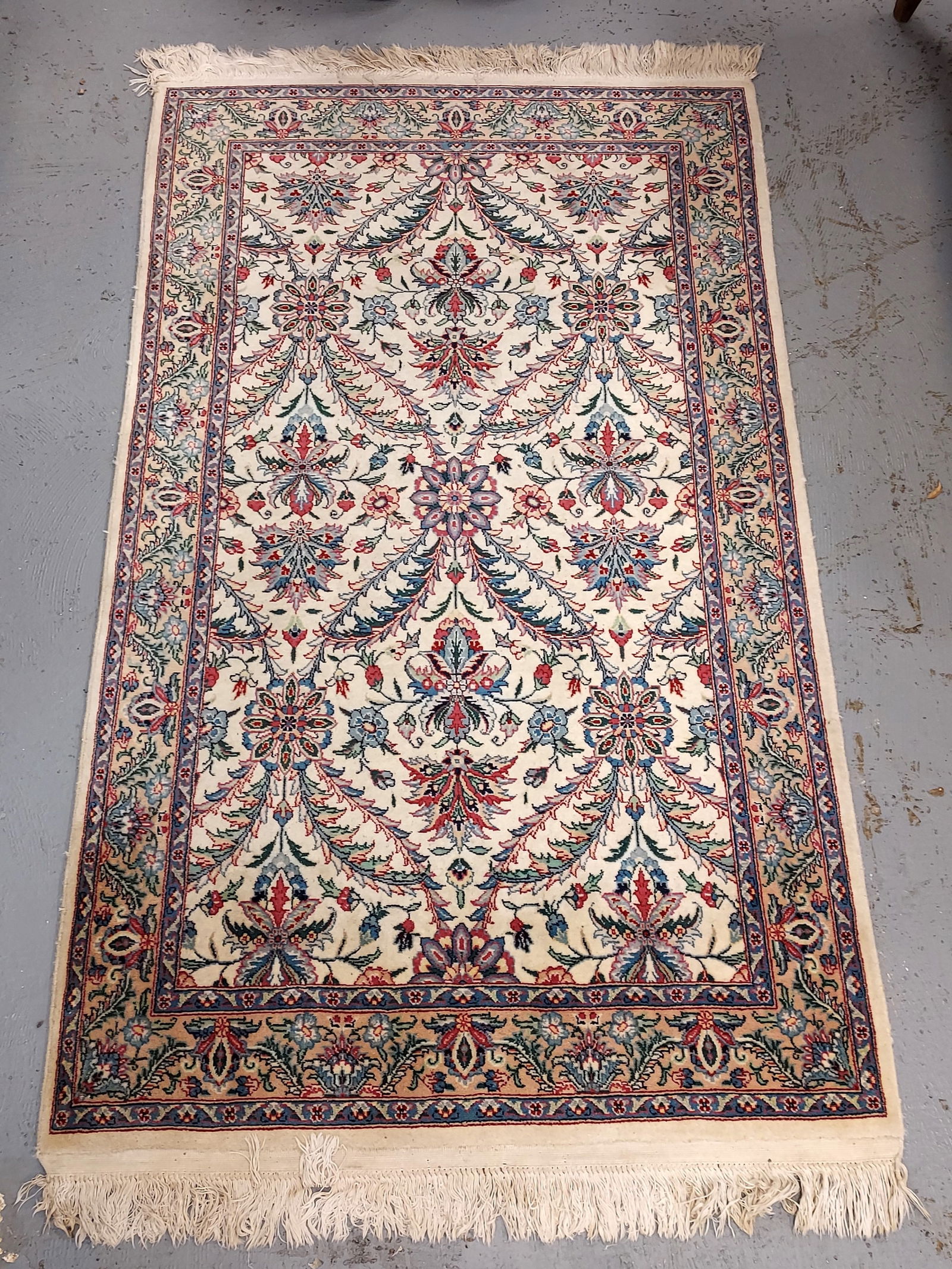 SMALL PERSIAN HAND KNOTTED WOOL RUG 3' X 5' (1 of 11)