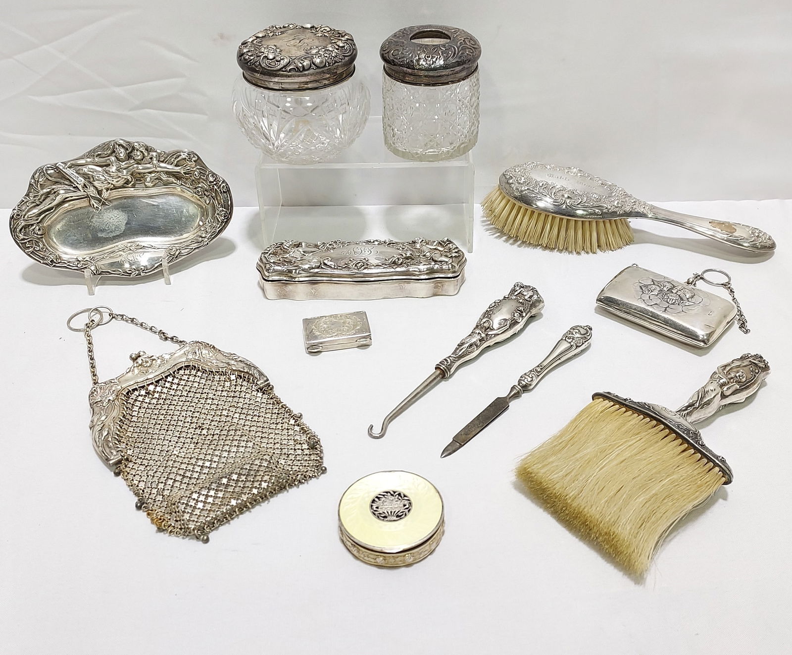 ASSORTED VINTAGE STERLING SILVER ACCESSORIES, ETC. (1 of 20)