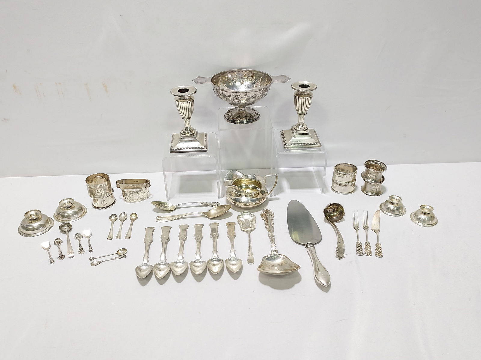 ESTATE LOT ASSORTED STERLING SILVER: 29 T (1 of 18)
