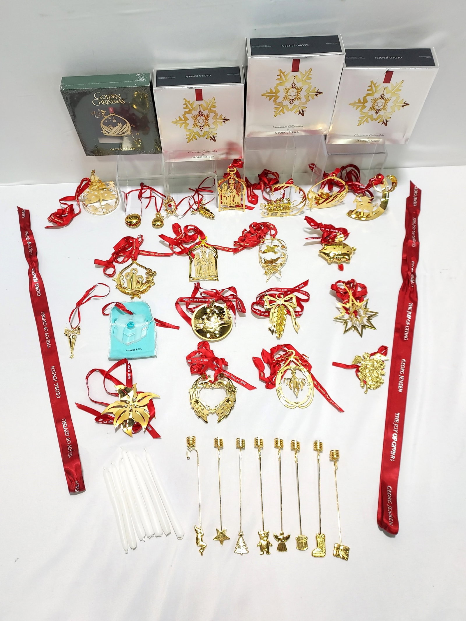 GROUP LOT OF GEORG JENSEN XMAS ORNAMENTS 33 PCS (1 of 20)