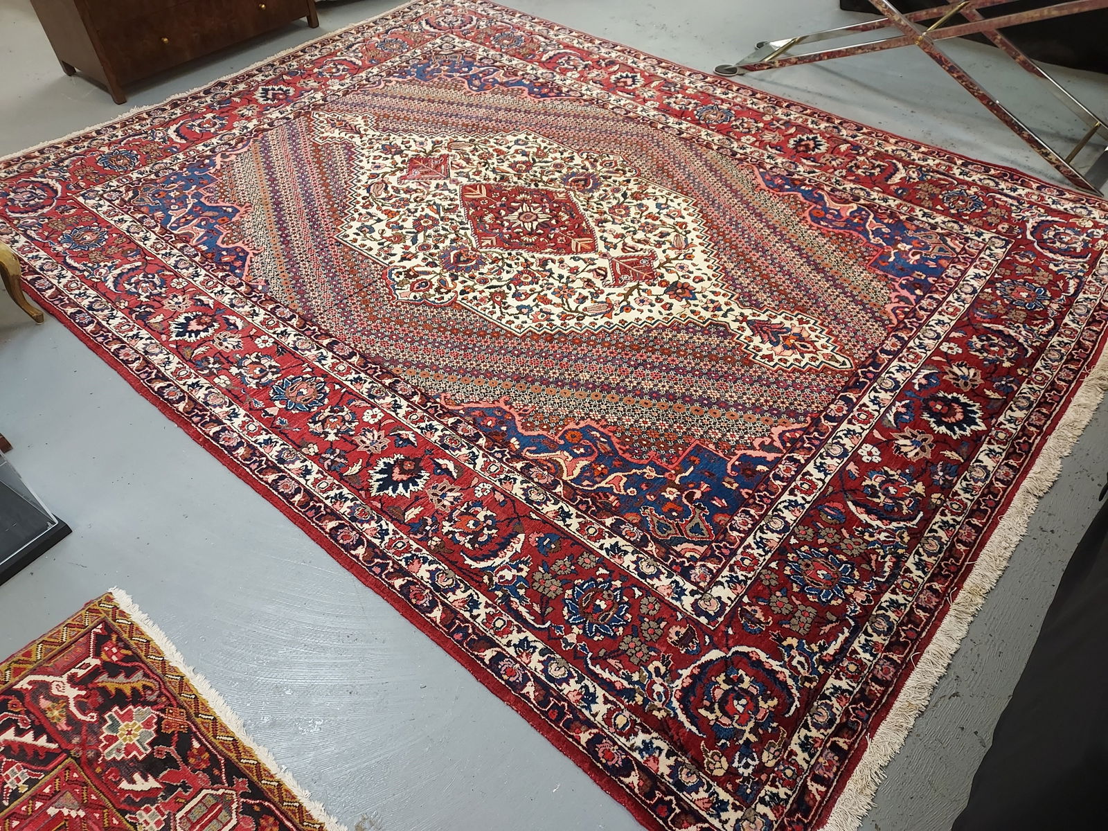 LARGE PERSIAN HAND KNOTTED WOOL RUG 10' x 13' (1 of 17)