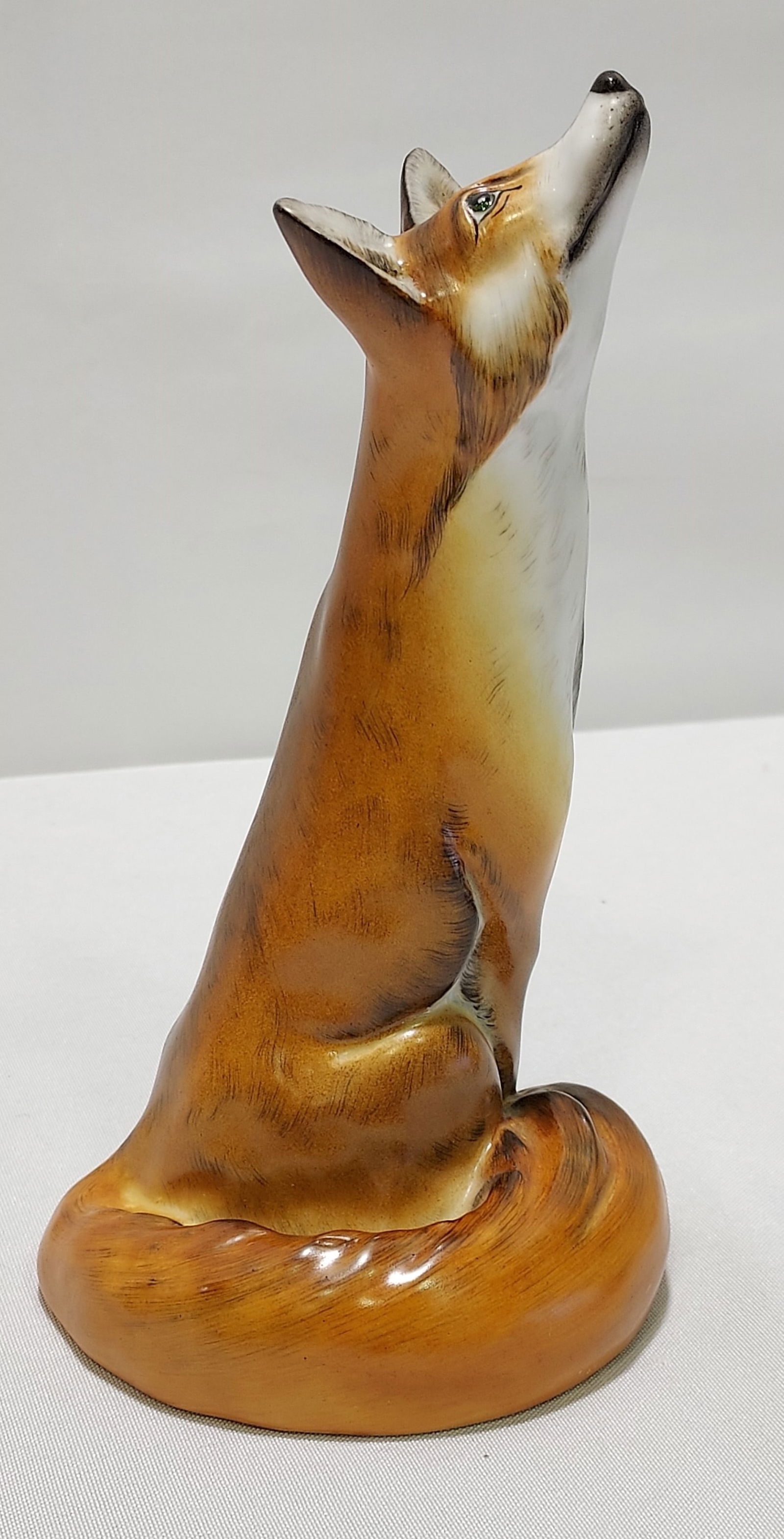 HEREND FINE PORCELAIN FOX FIGURINE (1 of 10)