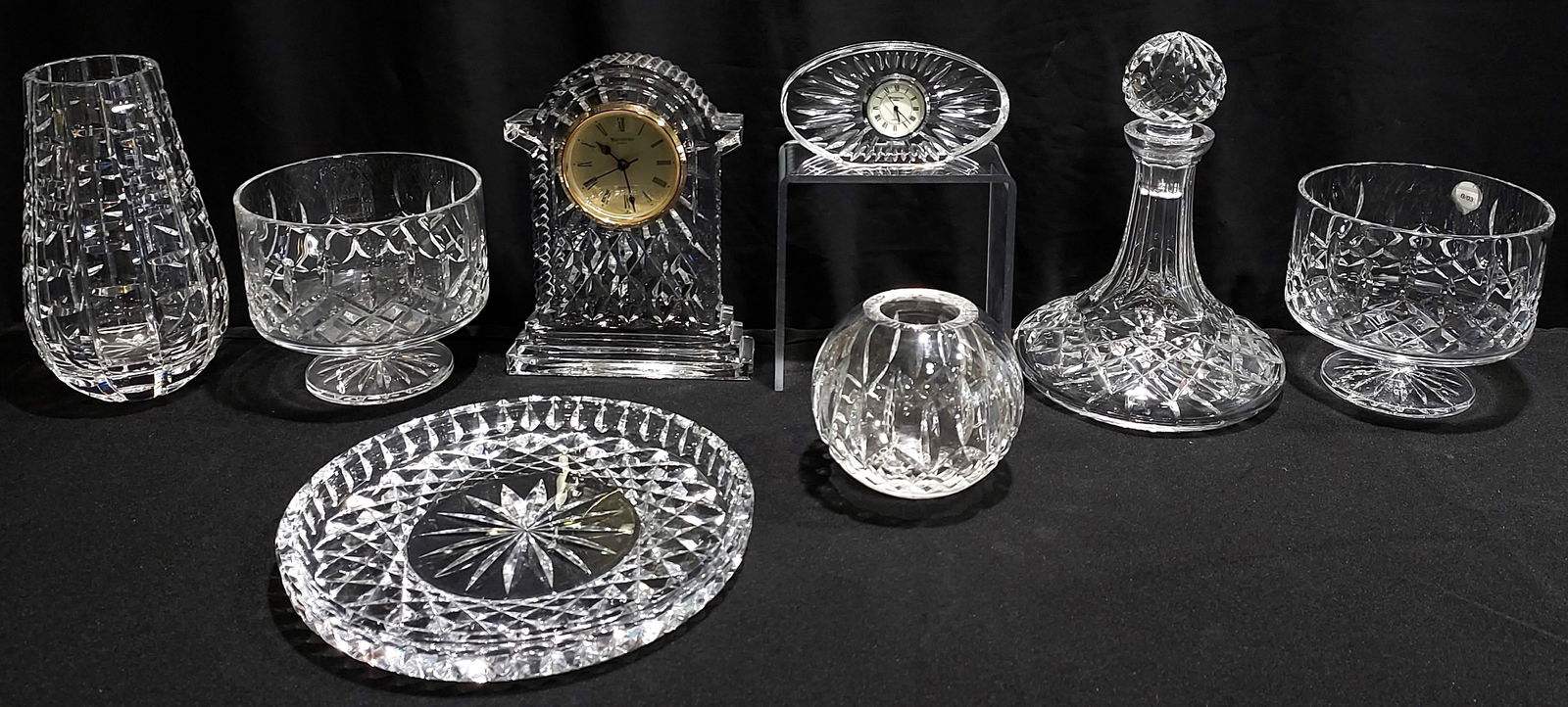WATERFORD CRYSTAL DECORATIVE ACCESSORIES 8 PIECES (1 of 18)