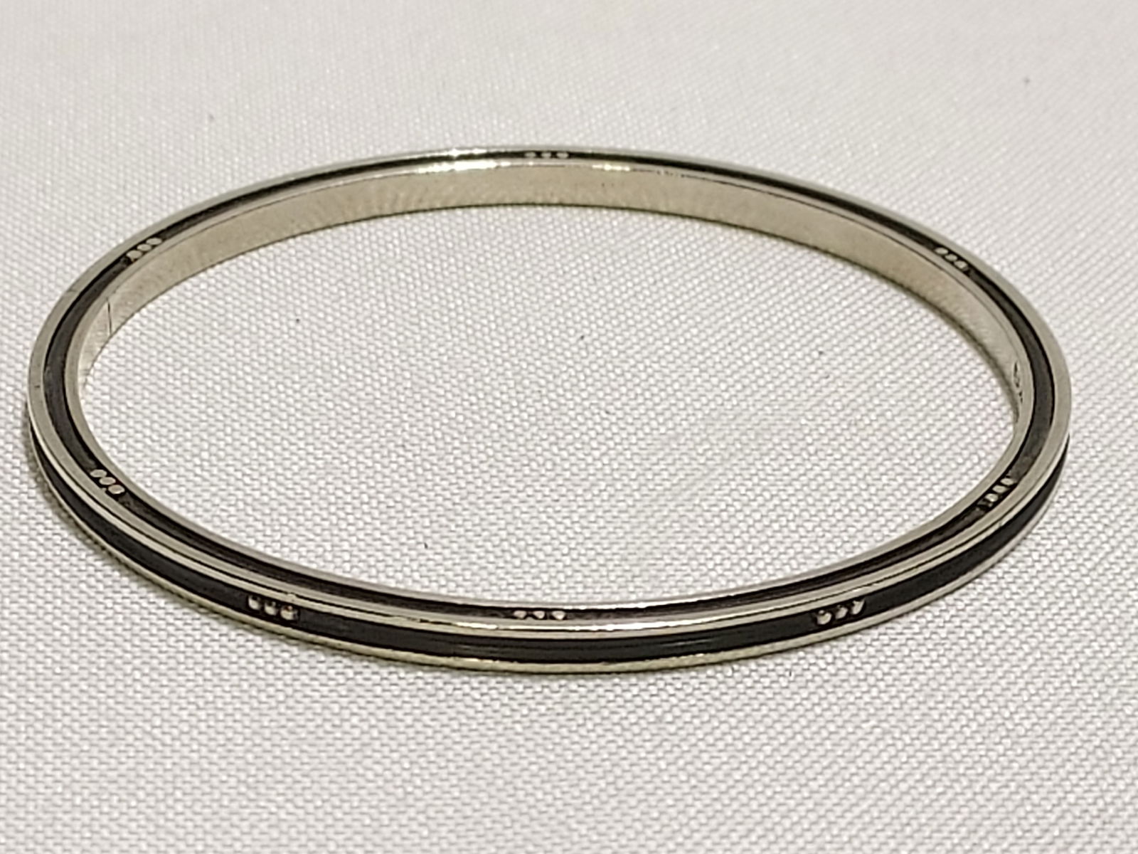 GEORG JENSEN STERLING SILVER BANGLE BRACELET #51B (1 of 4)