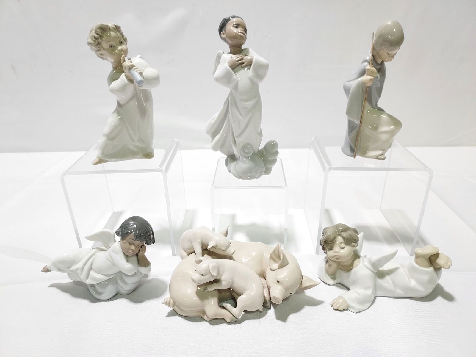 LOT OF 6 LLADRO SPANISH PORCELAIN FIGURINES (1 of 20)